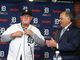 Al Avila with the new manager of the Detroit Tigers